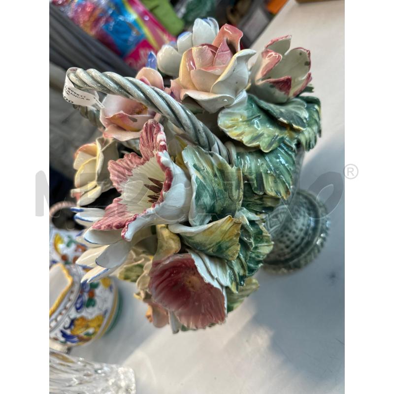 VASO CESTO CERAMICA BASSANO SCHEGGIE  | Mercatino dell'Usato Chivasso 2