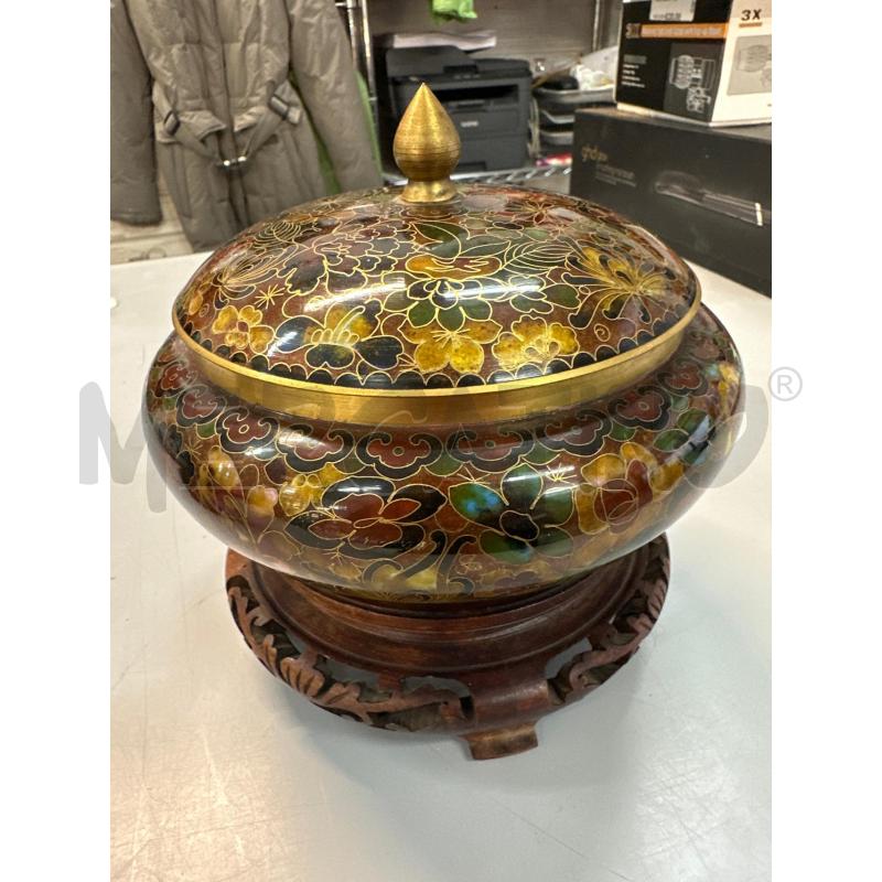 VASO CONTENITORE 20 TH CLOISONNE  | Mercatino dell'Usato Chivasso 1