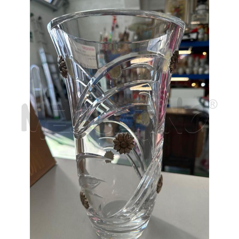 VASO CRISTALLO MARGHERITE ARG  | Mercatino dell'Usato Chivasso 1