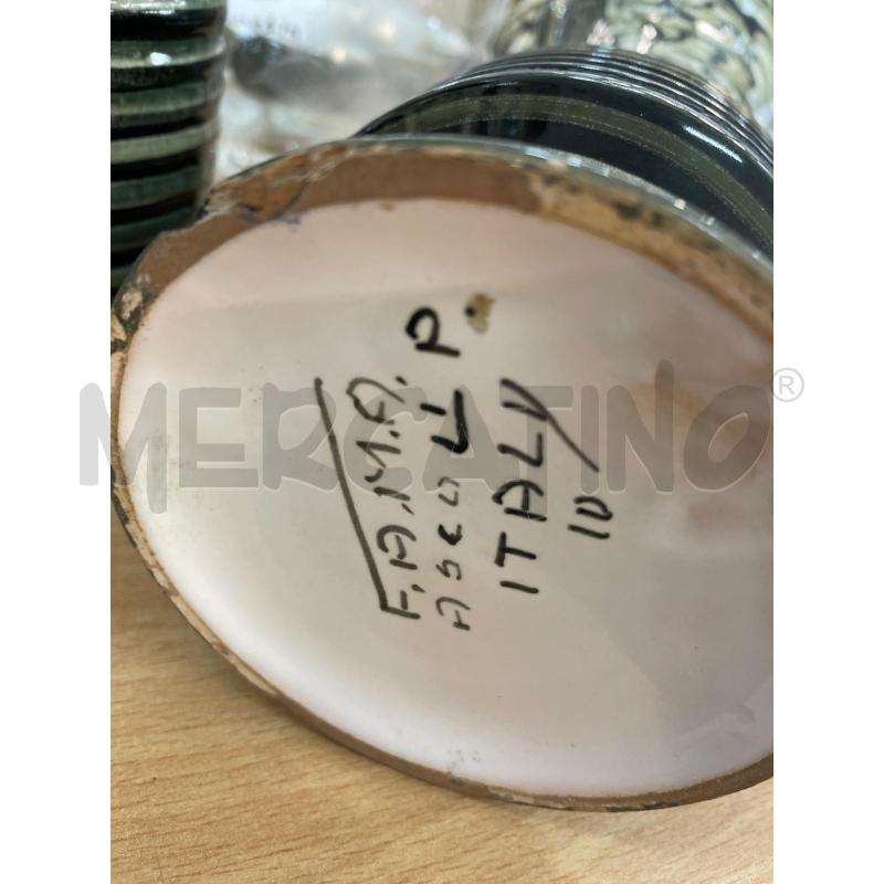 VASO FAMA ASCOLI 2 PZ CON SCHEGGIE  | Mercatino dell'Usato Chivasso 2
