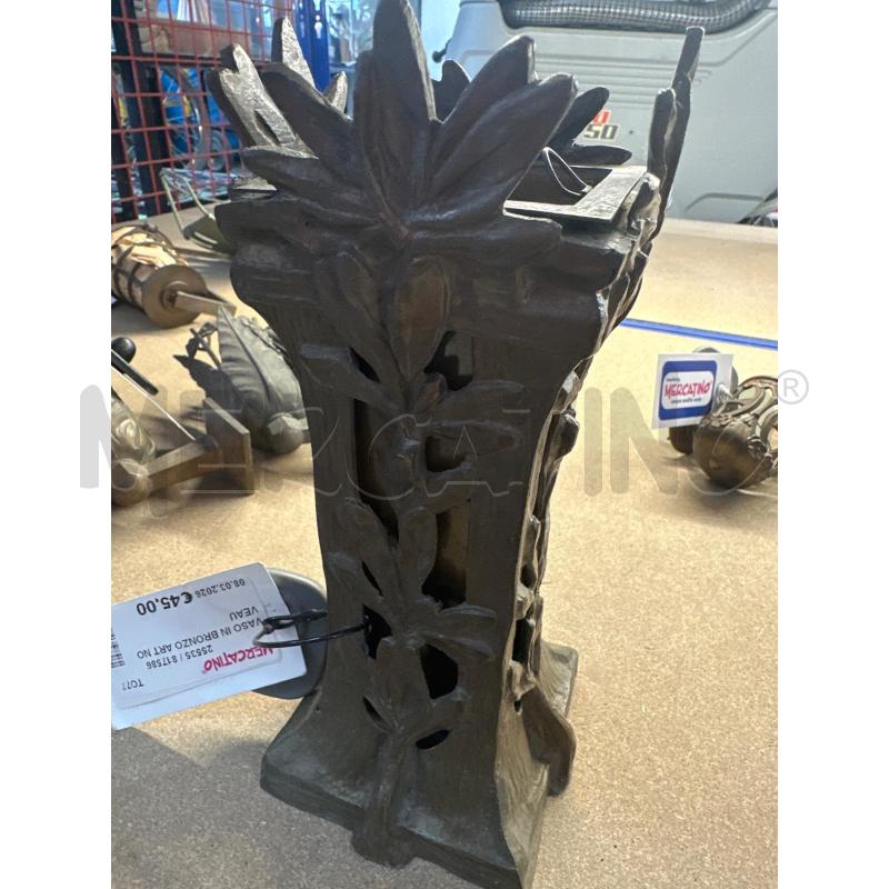 VASO IN BRONZO ART NOVEAU  | Mercatino dell'Usato Chivasso 1