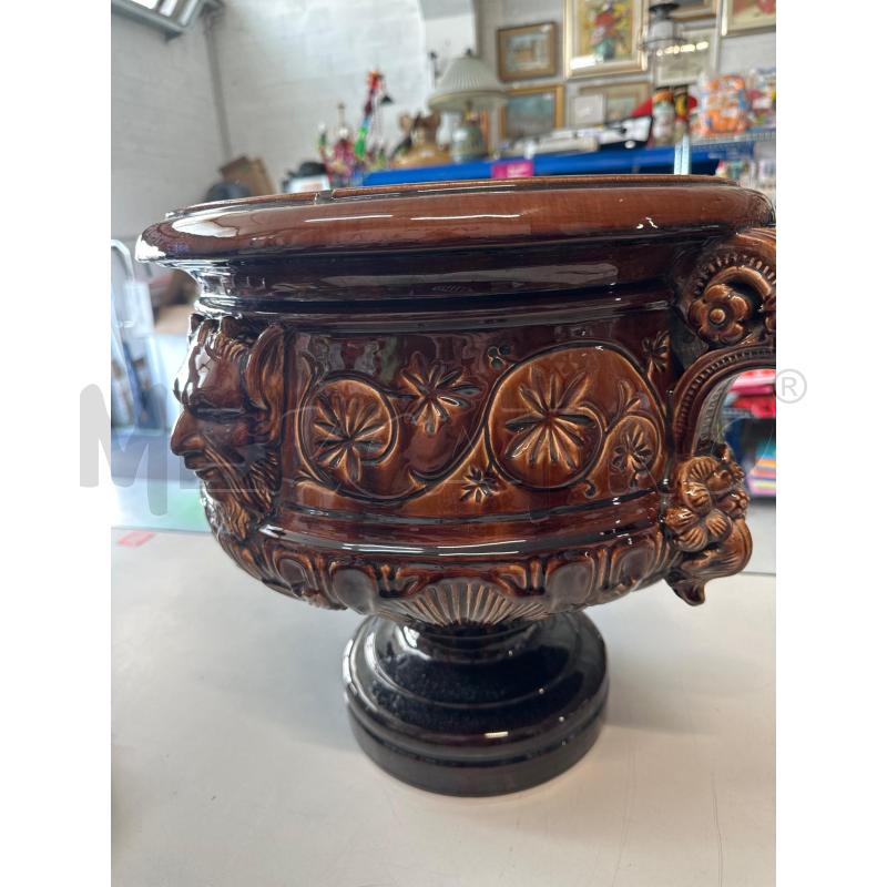 VASO IN TERRACOTTA SMALTATA G B FAUNO 40CM X 50CM DIAMETRO | Mercatino dell'Usato Chivasso 2
