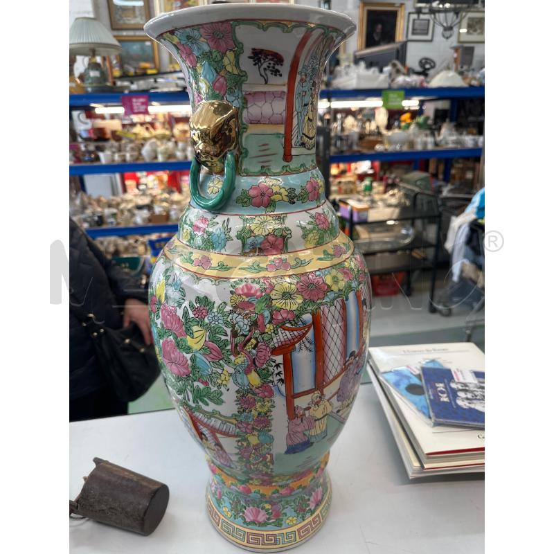 VASO ORIENTALE CINESE ALTO GHEISHA 65 CM  | Mercatino dell'Usato Chivasso 1