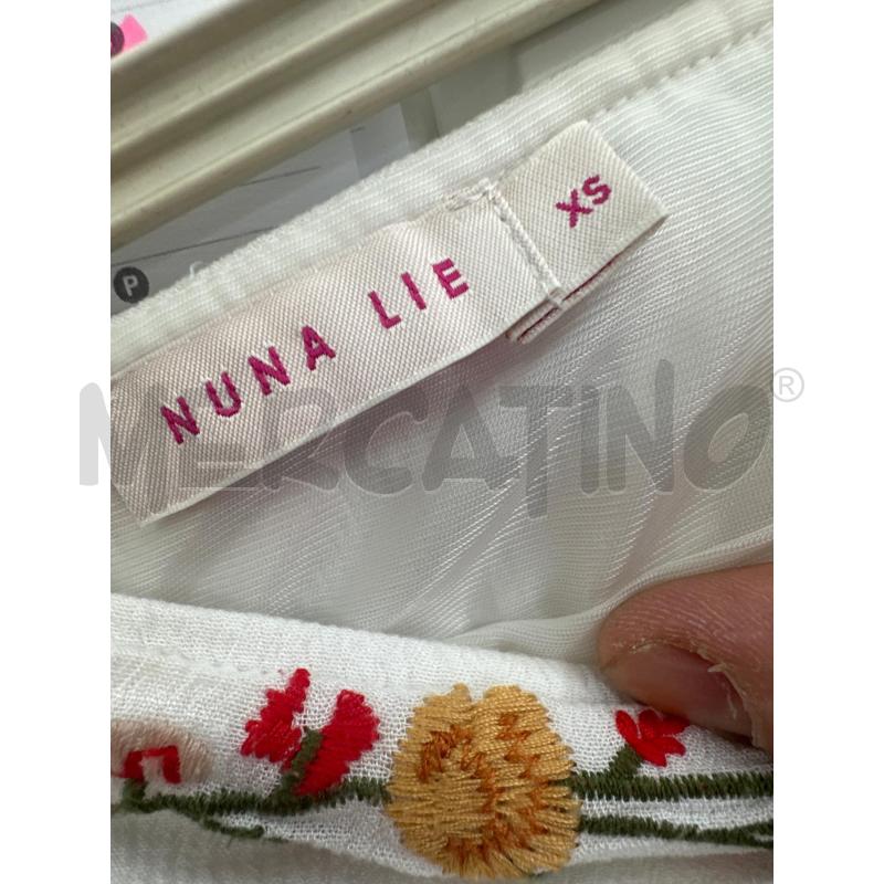 VESTITO DONNA BIANCO FIORI NUNA LIE  | Mercatino dell'Usato Chivasso 2
