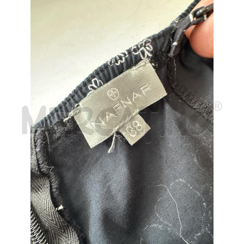VESTITO DONNA BLU NAFNAF SPALLINE FIORI FOGLIE  | Mercatino dell'Usato Chivasso 2