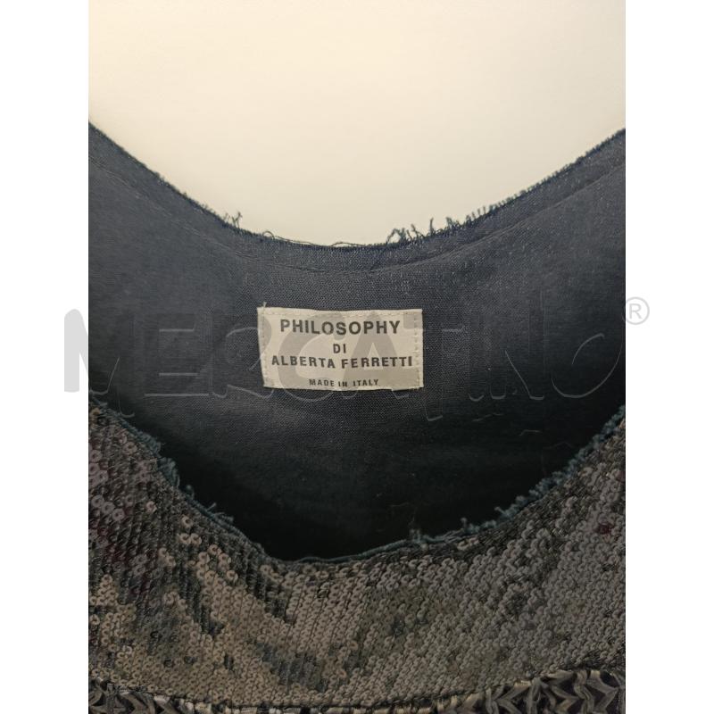 VESTITO DONNA PHILOSOPHY BY ALBERTA FERRETTI NERO | Mercatino dell'Usato Chivasso 3