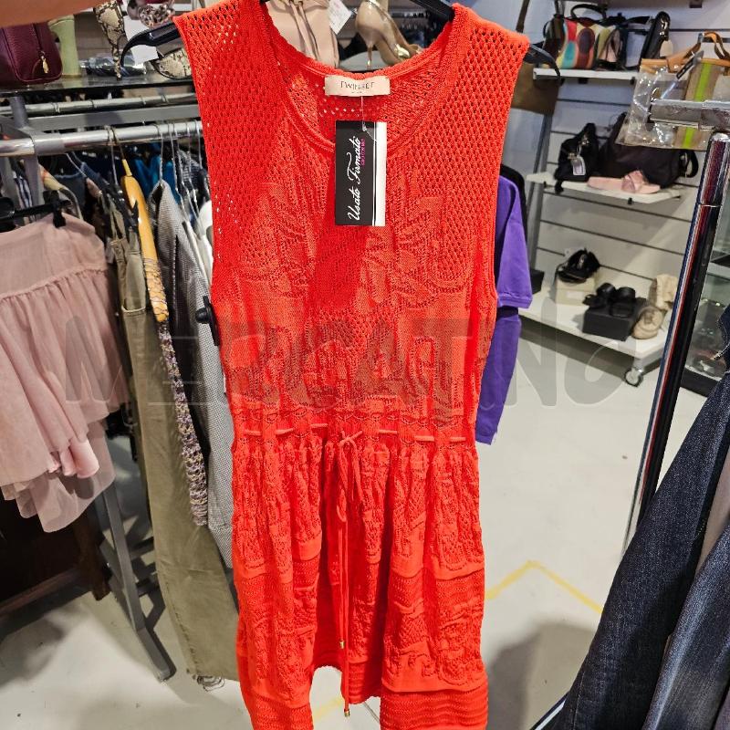 VESTITO DONNA TWIN SET ARANCIO | Mercatino dell'Usato Chivasso 1