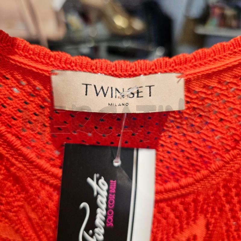 VESTITO DONNA TWIN SET ARANCIO | Mercatino dell'Usato Chivasso 3