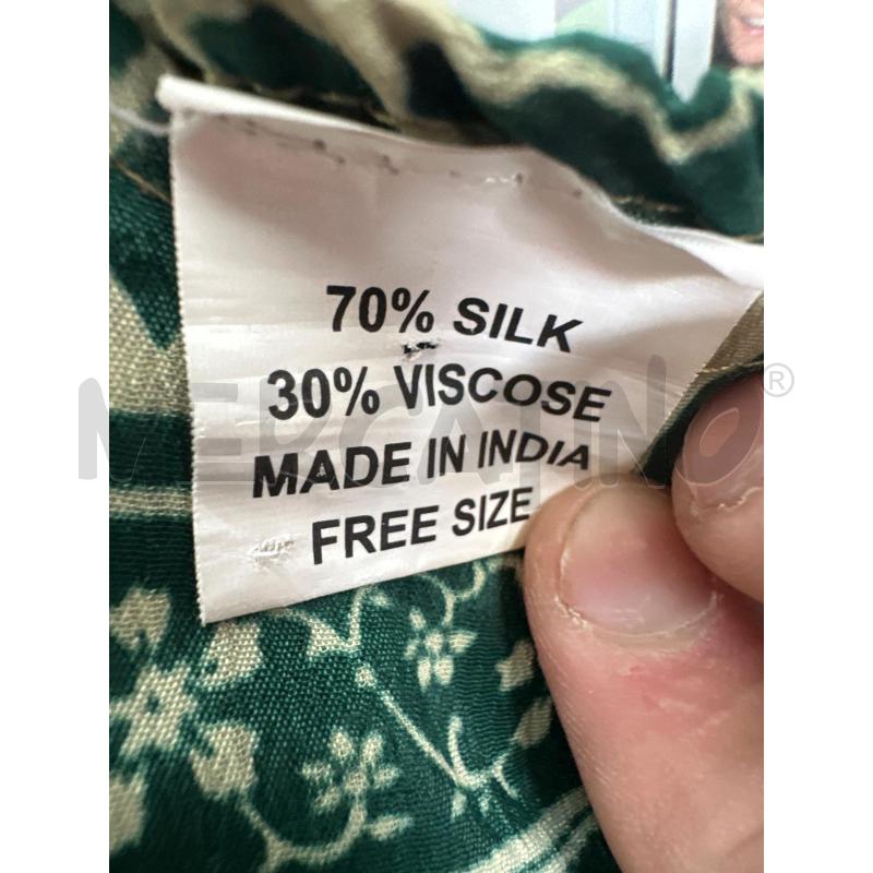 VESTITO DONNA VERDE MISTO SETA  | Mercatino dell'Usato Chivasso 2