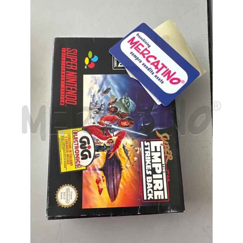 VIDEO GIOCO SUPER NINTENDO STAR WARS THE EMPIRE STRIKES BACK  | Mercatino dell'Usato Chivasso 1