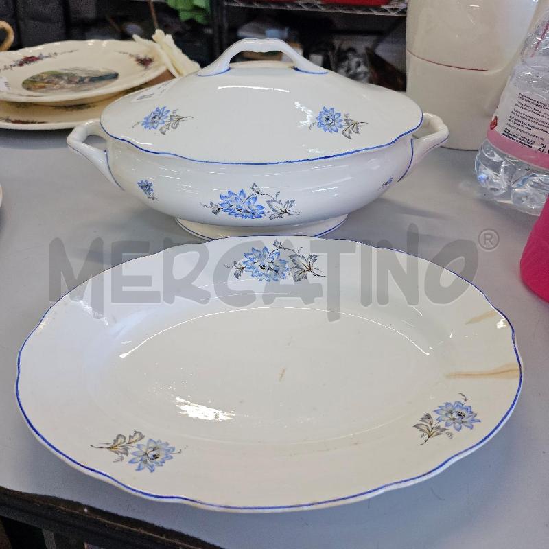 ZUPPIERA LAVENO BLU8 2 MANICI FIORI BLU  | Mercatino dell'Usato Chivasso 1