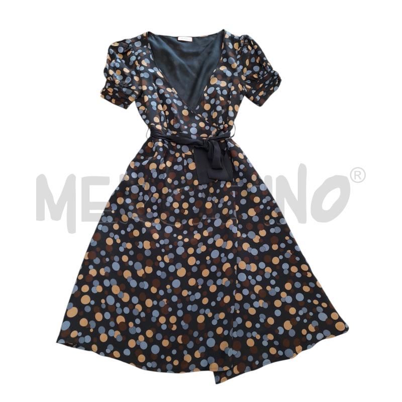 ABITO DONNA BLU POIS BEIGE MORO SCOLLO V | Mercatino dell'Usato Avigliana 1