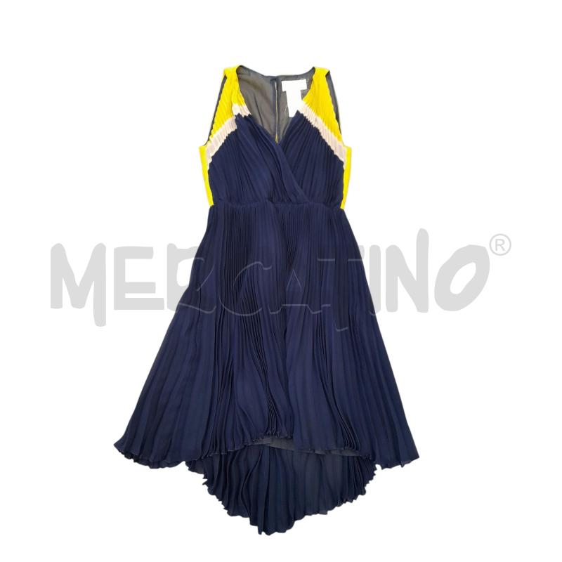 ABITO DONNA INTREND GIALLO BLU SCOLLO PROFONDO  | Mercatino dell'Usato Avigliana 1