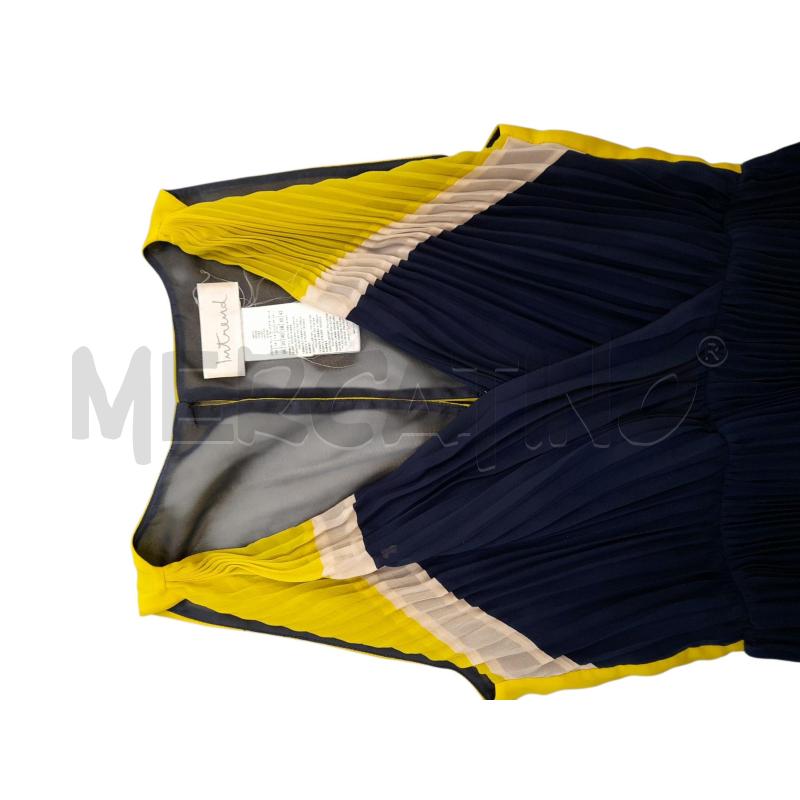 ABITO DONNA INTREND GIALLO BLU SCOLLO PROFONDO  | Mercatino dell'Usato Avigliana 2