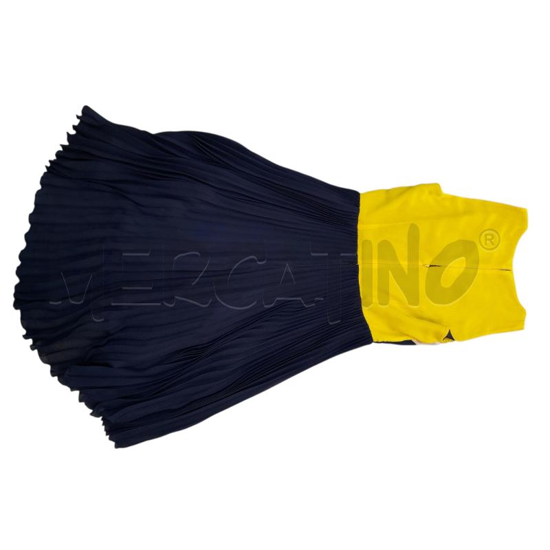 ABITO DONNA INTREND GIALLO BLU SCOLLO PROFONDO  | Mercatino dell'Usato Avigliana 3