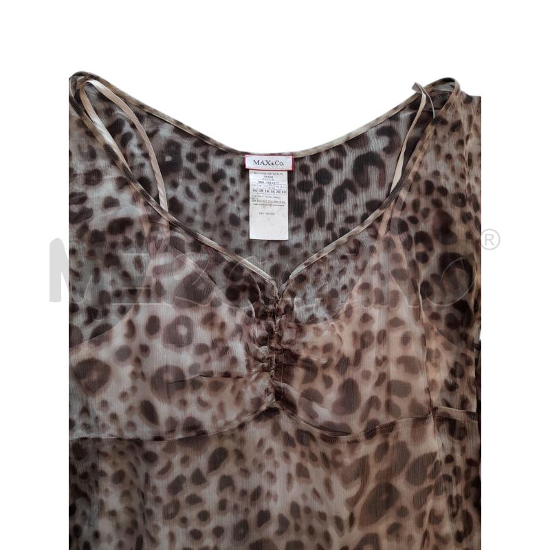ABITO DONNA MAX&CO SETA ANIMALIER CON SOTTOVESTE  | Mercatino dell'Usato Avigliana 2