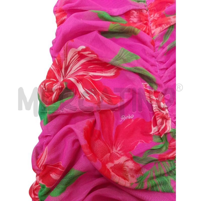 ABITO DONNA PINKO IN FSIA FUCSIA E LACCIO ROSSO  | Mercatino dell'Usato Avigliana 4