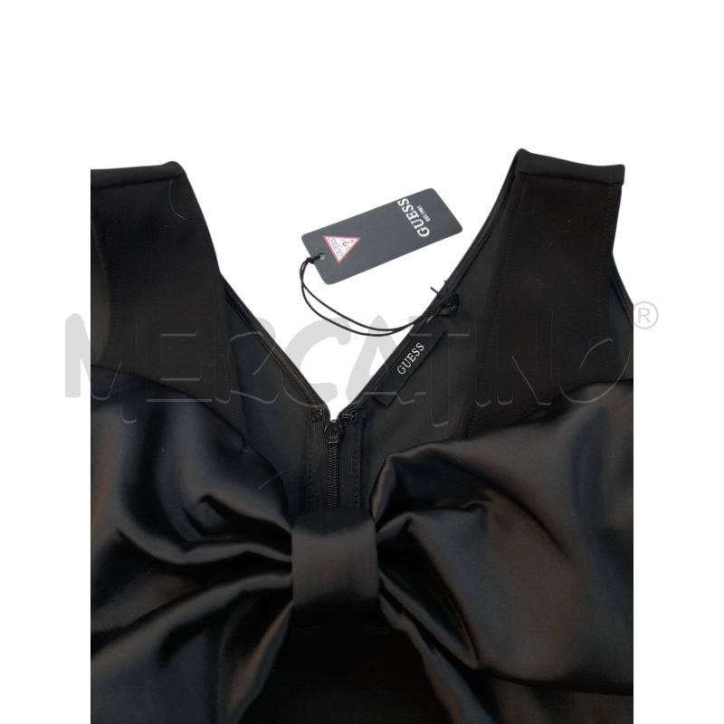 ABITO DONNA TUBINO GUESS NERO FIOCCO DAVANTI | Mercatino dell'Usato Avigliana 3