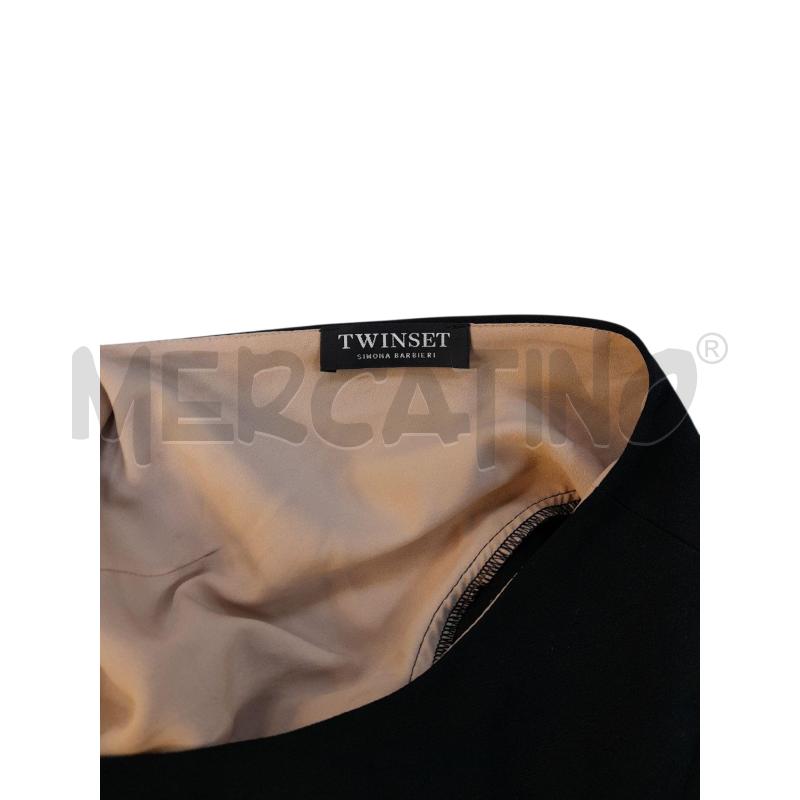 ABITO DONNA TWINSET NERO RETE LATERALE  | Mercatino dell'Usato Avigliana 3