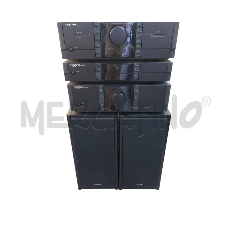AMPLIFICATORE+RADIO+PIASTRA CASS CASSE FINE ARTS GRUNDIG | Mercatino dell'Usato Avigliana 1