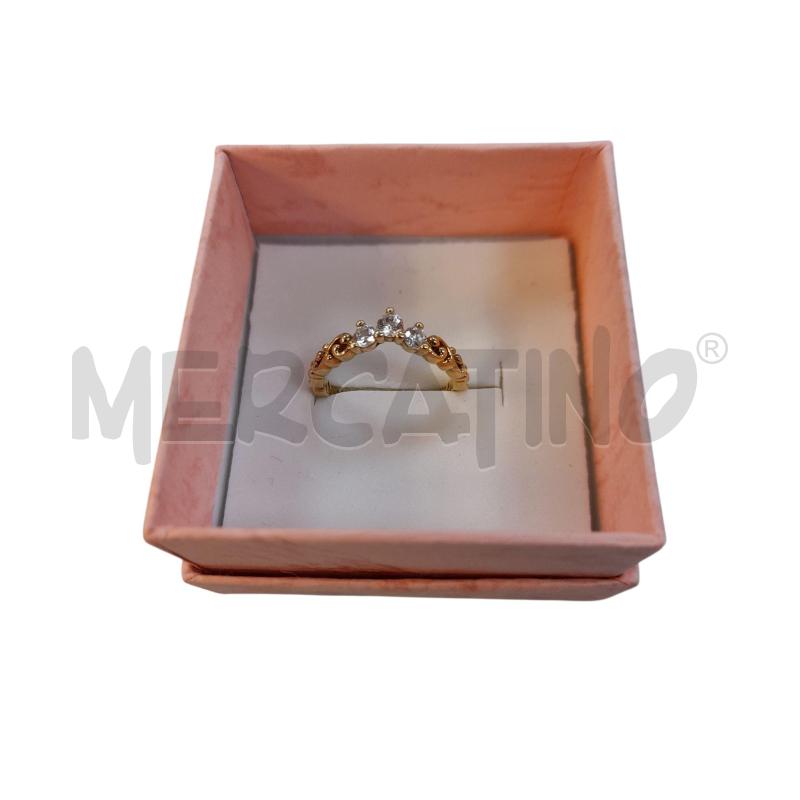ANELLO DONNA PANDORA 3 STRASS DORATO  | Mercatino dell'Usato Avigliana 1