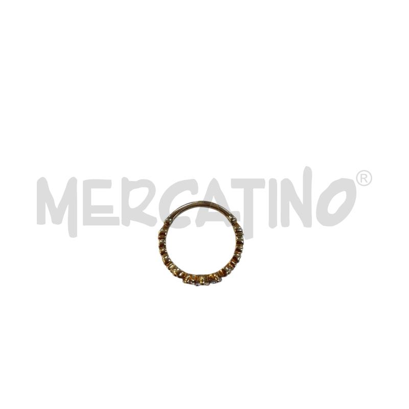 ANELLO DONNA PANDORA 3 STRASS DORATO  | Mercatino dell'Usato Avigliana 3
