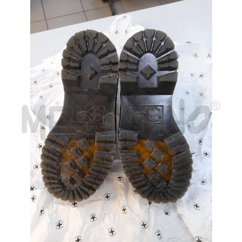 ANFIBI DONNA DR MARTENS BCO PELLE MARTELLATA PLATFORM  | Mercatino dell'Usato Avigliana 3