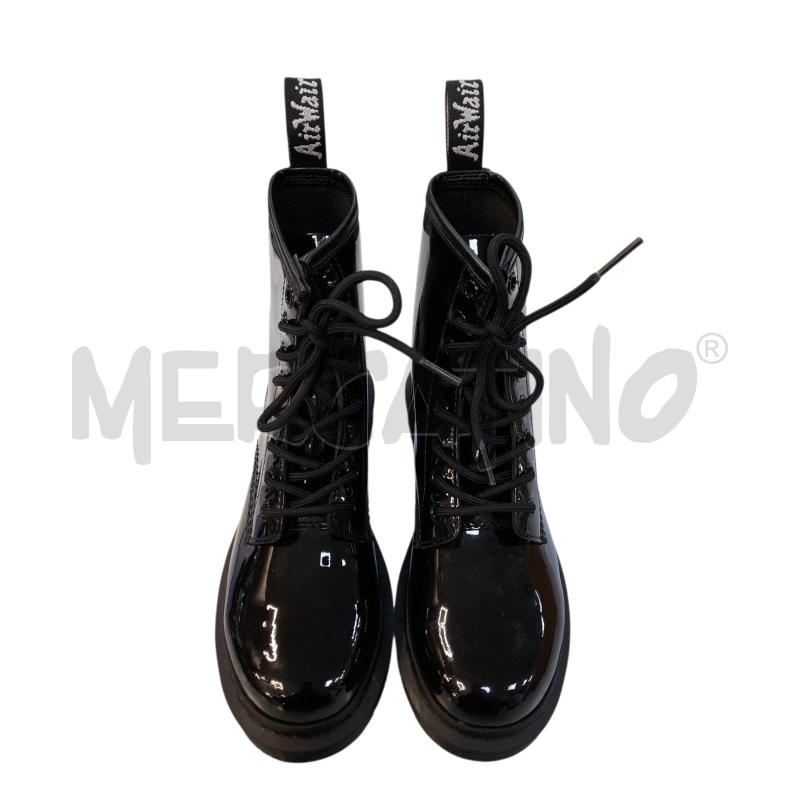 ANFIBI DONNA DR MARTENS NERO LUCIDO  | Mercatino dell'Usato Avigliana 1