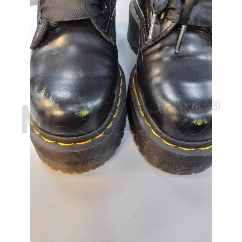 ANFIBI DONNA DR MARTENS NERO PLATFORM PELLE LISCIA  | Mercatino dell'Usato Avigliana 4