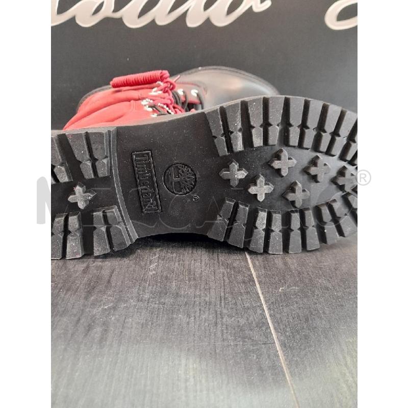 ANFIBI TIMBERLAND X MARCELO BURLON NERO ROSSO NUOVI  | Mercatino dell'Usato Avigliana 5