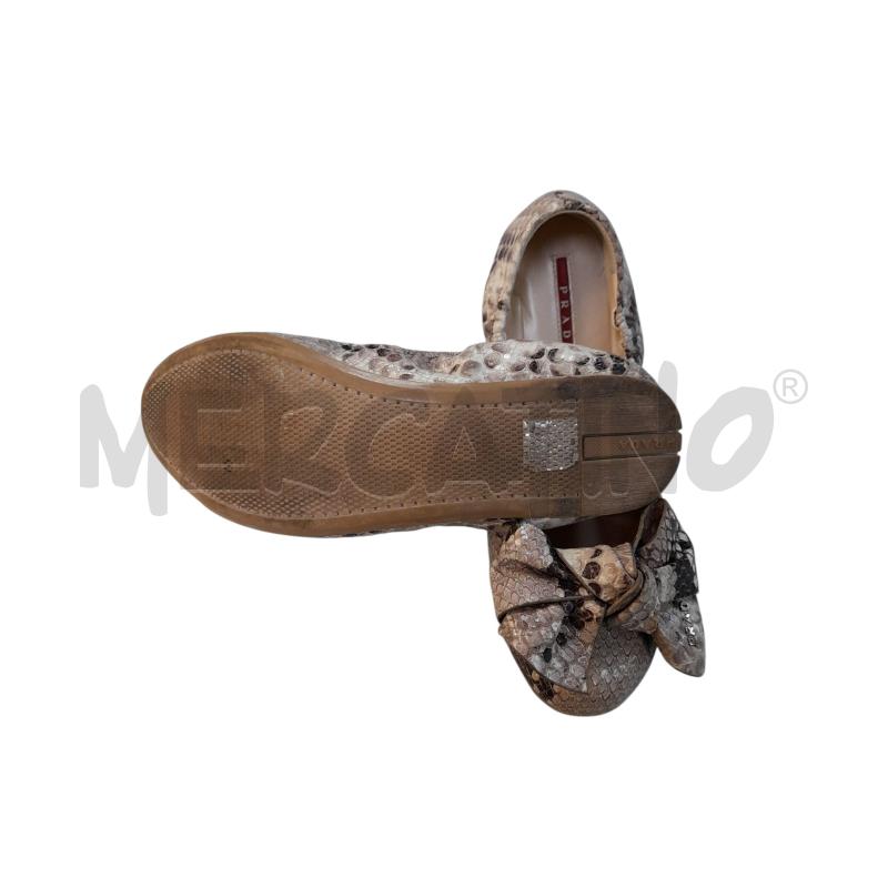 BALLERINA PRADA CON FIOCCO IN FSIA SERPENTE  | Mercatino dell'Usato Avigliana 3