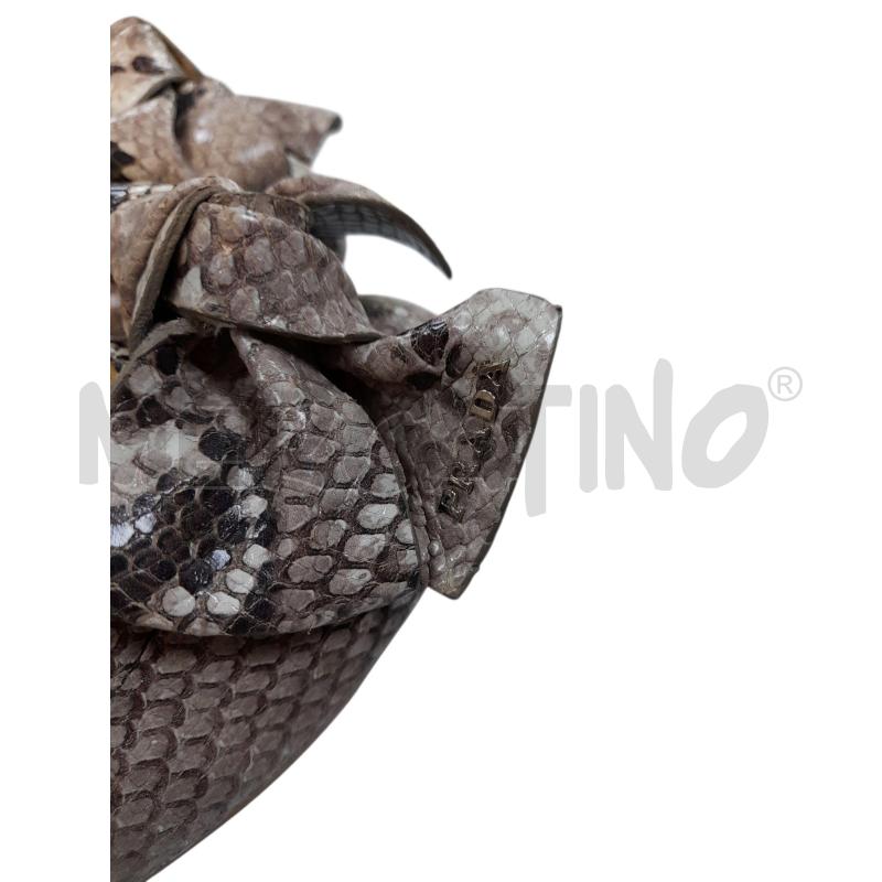 BALLERINA PRADA CON FIOCCO IN FSIA SERPENTE  | Mercatino dell'Usato Avigliana 5