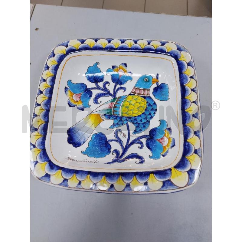 BAUDINELLI PIATTO ARTE POPOLARE, DECORATIVO MADE IN ITALY,  | Mercatino dell'Usato Avigliana 1
