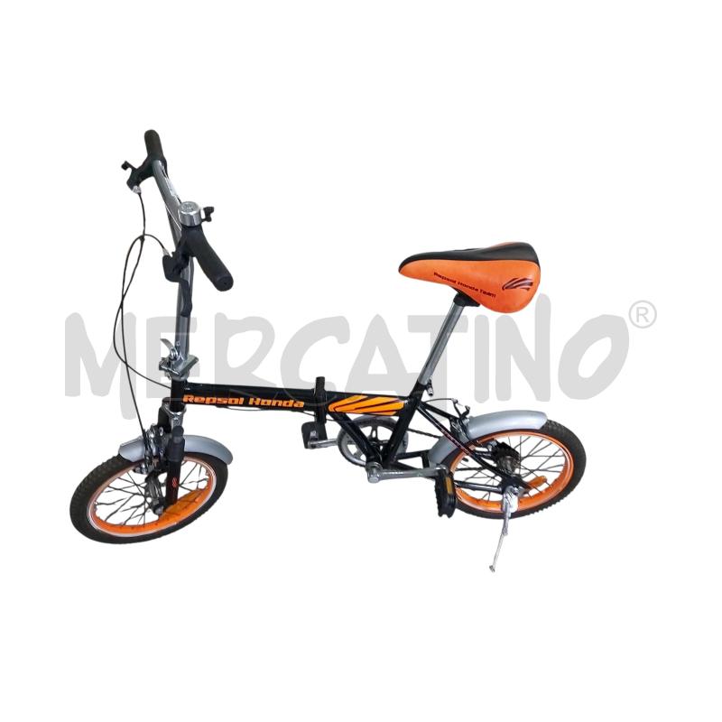 BICICLETTA PIEGHEVOLE REPSOL NERA ARANCIO | Mercatino dell'Usato Avigliana 1