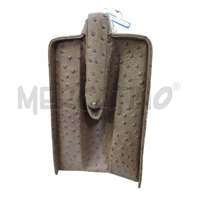 BORSA A MANO PELLE RICAMO FIORI GIALLI | Mercatino dell'Usato Avigliana 3
