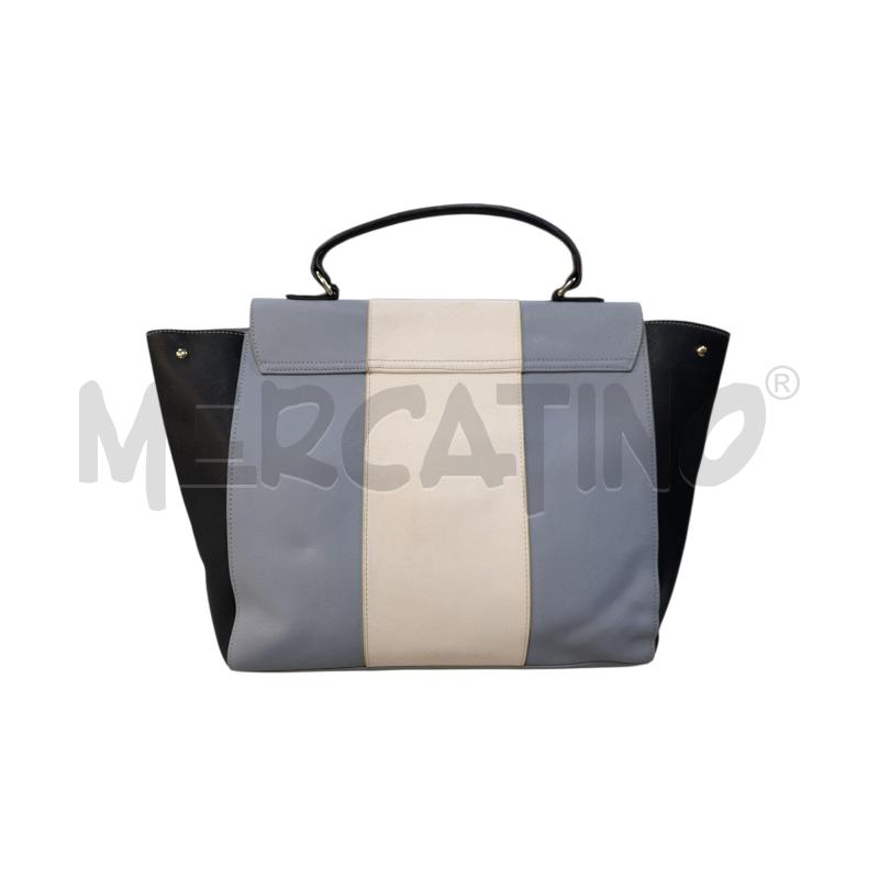 BORSA DONNA ARMANI JEANS RIGHE AZZURRO BCO  | Mercatino dell'Usato Avigliana 2