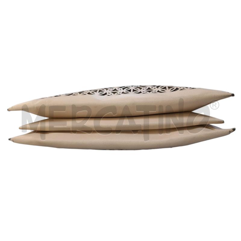 BORSA DONNA BORBONESE A SPALLA BEIGE TRAFORATA PELLE  | Mercatino dell'Usato Avigliana 3