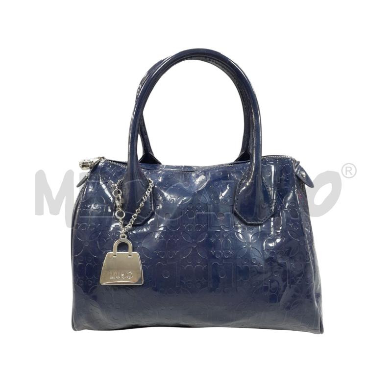 BORSA DONNA LIU JO BLU A BAULETTO  | Mercatino dell'Usato Avigliana 1