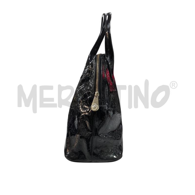 BORSA DONNA LIU JO NERO VERNICE NERO A MANO  | Mercatino dell'Usato Avigliana 3