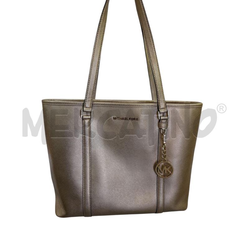 BORSA DONNA MICHAEL KORS DORATO MOD SHOPPER | Mercatino dell'Usato Avigliana 1