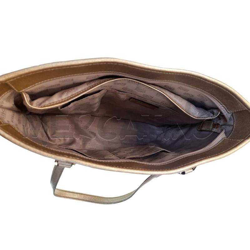 BORSA DONNA MICHAEL KORS DORATO MOD SHOPPER | Mercatino dell'Usato Avigliana 2