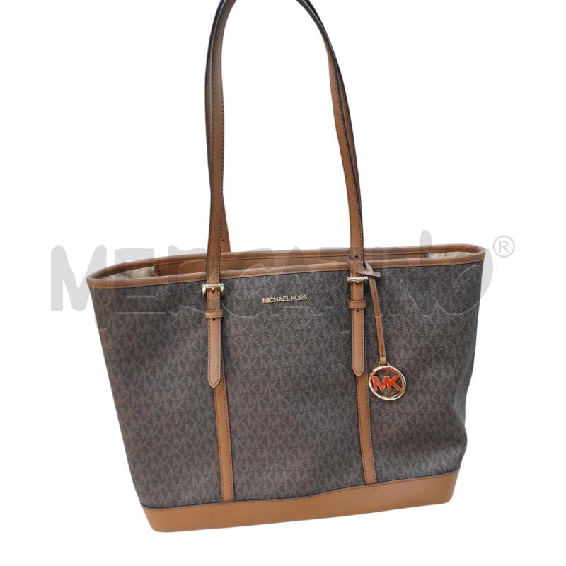 BORSA DONNA MICHAEL KORS MODELLO SHOPPER MORO | Mercatino dell'Usato Avigliana 1