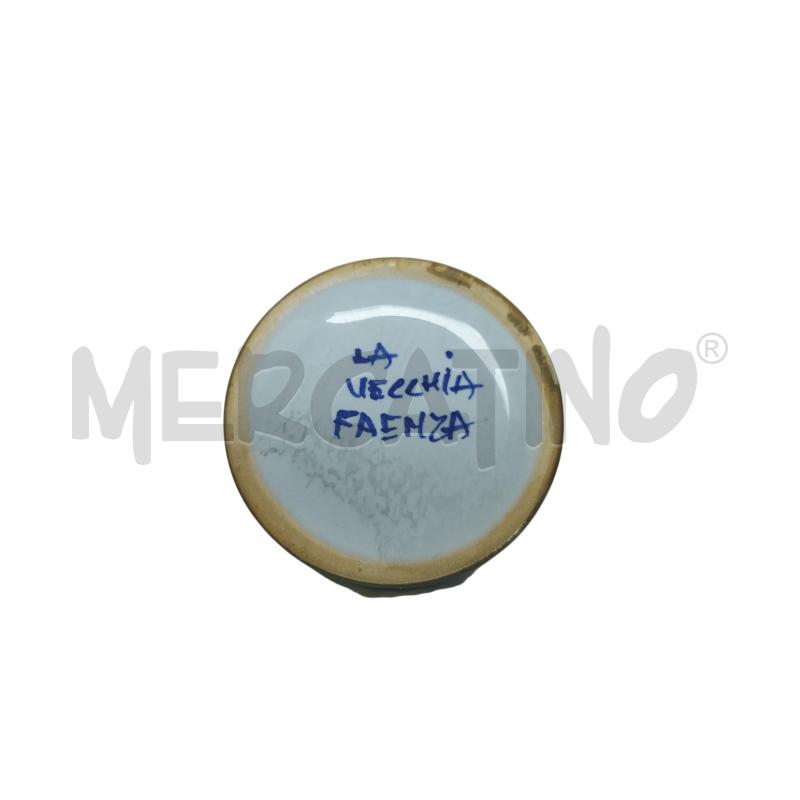 BOTTIGLIA CERAMICA + BICCHIERI LA VECCHIA FADENZA | Mercatino dell'Usato Avigliana 3