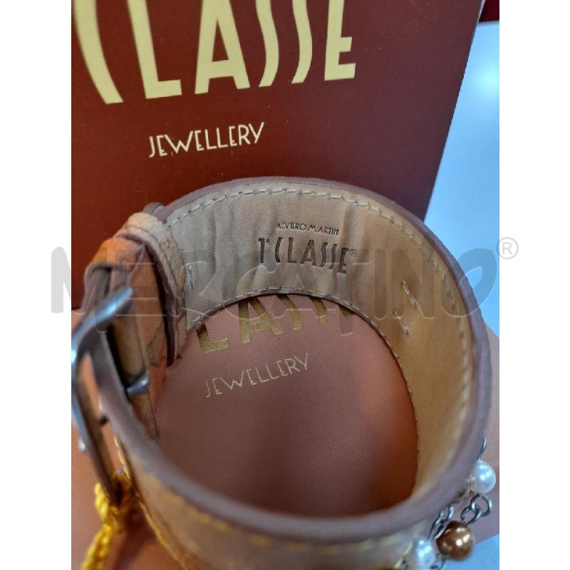 BRACCIALE 1°CLASSECON PERLINE BCO E BRONZO | Mercatino dell'Usato Avigliana 2