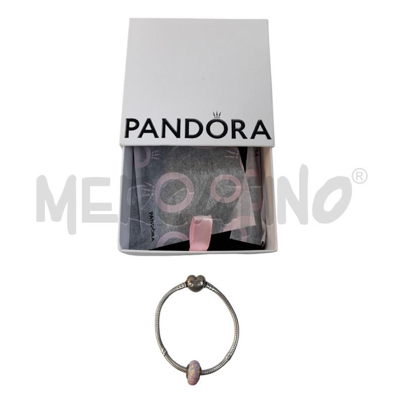 BRACCIALE PANDORA+CHARM ROSA  | Mercatino dell'Usato Avigliana 2