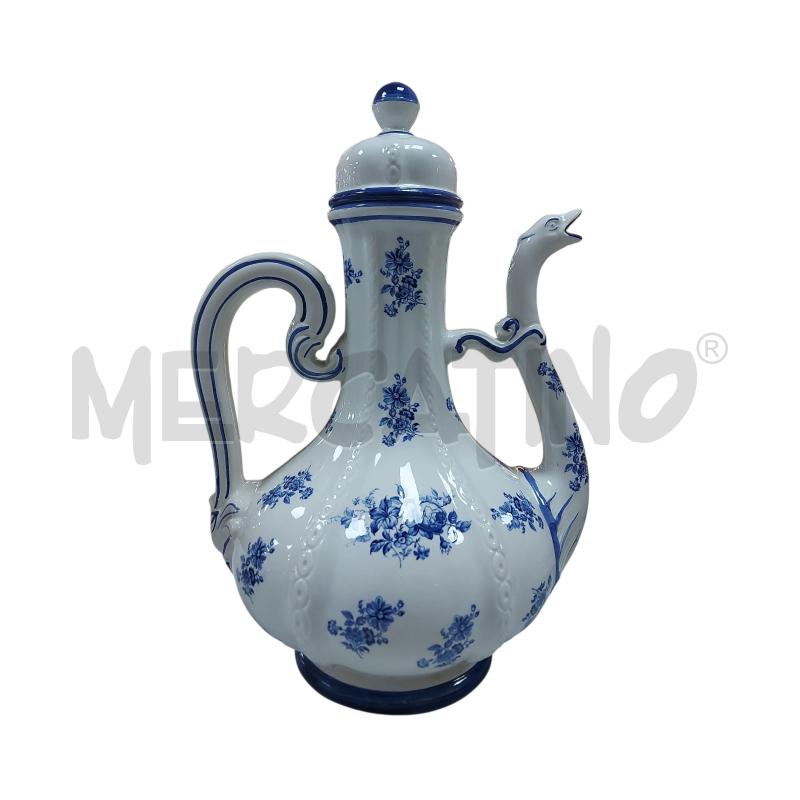 BROCCA/VASO BCO FIORI BLU CERAMICA FELCE MILANO FIERE | Mercatino dell'Usato Avigliana 1