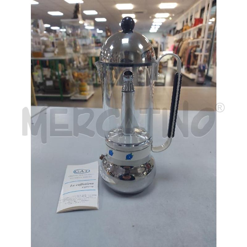 CAFFETTIERA GAT VINTAGE ACCIAIO E PLASTICA | Mercatino dell'Usato Avigliana 1
