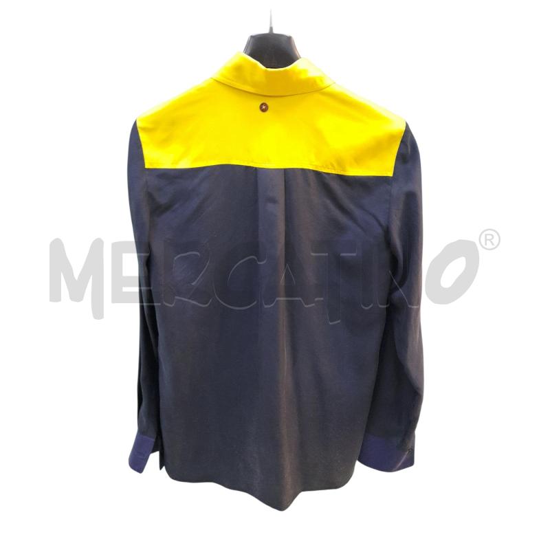 CAMICIA DONNA PENNYBLACK IN SETA GIALLO BLU  | Mercatino dell'Usato Avigliana 2