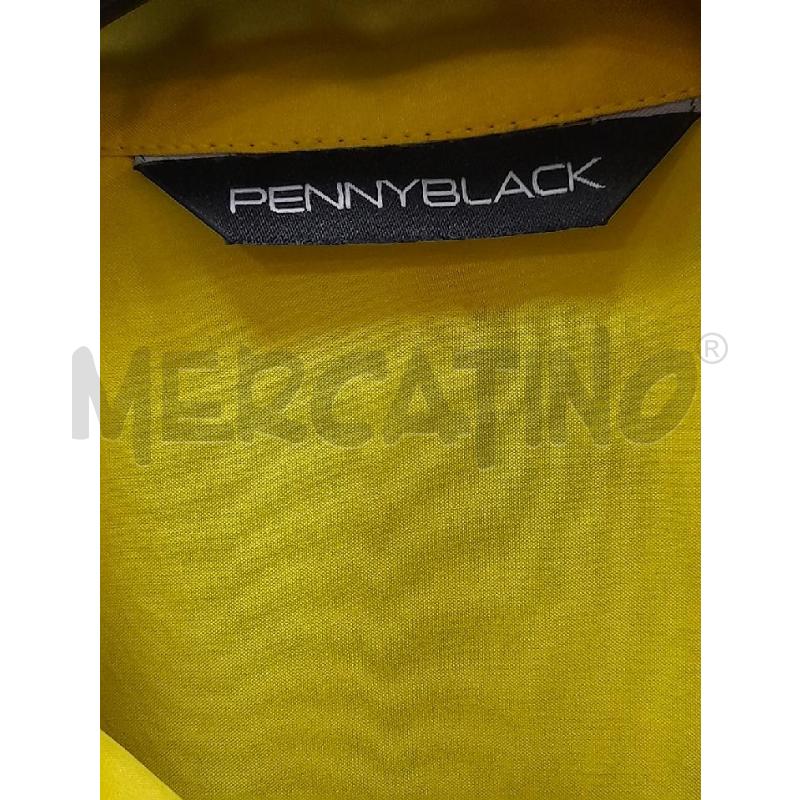 CAMICIA DONNA PENNYBLACK IN SETA GIALLO BLU  | Mercatino dell'Usato Avigliana 4
