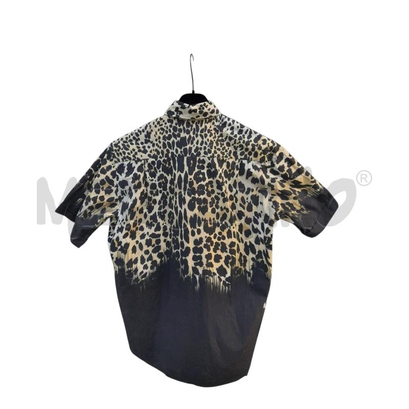 CAMICIA UOMO ROBERTO CAVALLI NERA E FSIA ANIMALIER | Mercatino dell'Usato Avigliana 2